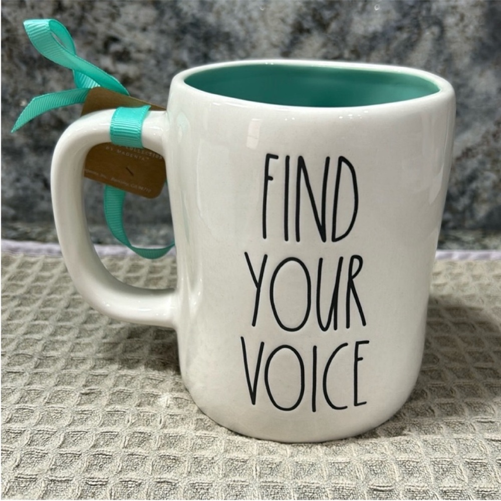 NWT Rae Dunn Disney Ariel “Find Your Voice” Mug 16 oz Little Mermaid